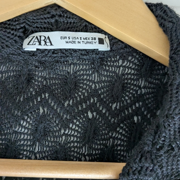 Zara Men's Short Sleeve Knit Button Down Small - Picture 4 of 7